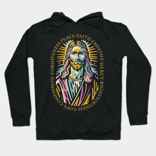 Jesus Christ Love Faith Christian Gift Idea Hoodie